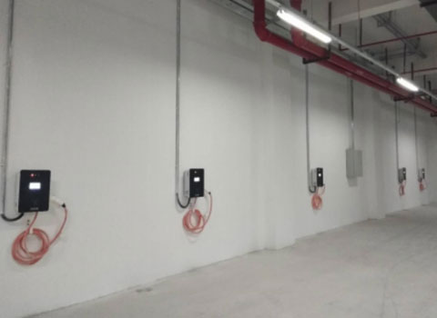 7KW交流充電樁中山國際花城充電站 7KW交流充電樁中山國際花城充電站